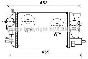 AVA QUALITY COOLING ol4593 -  Интеркулер